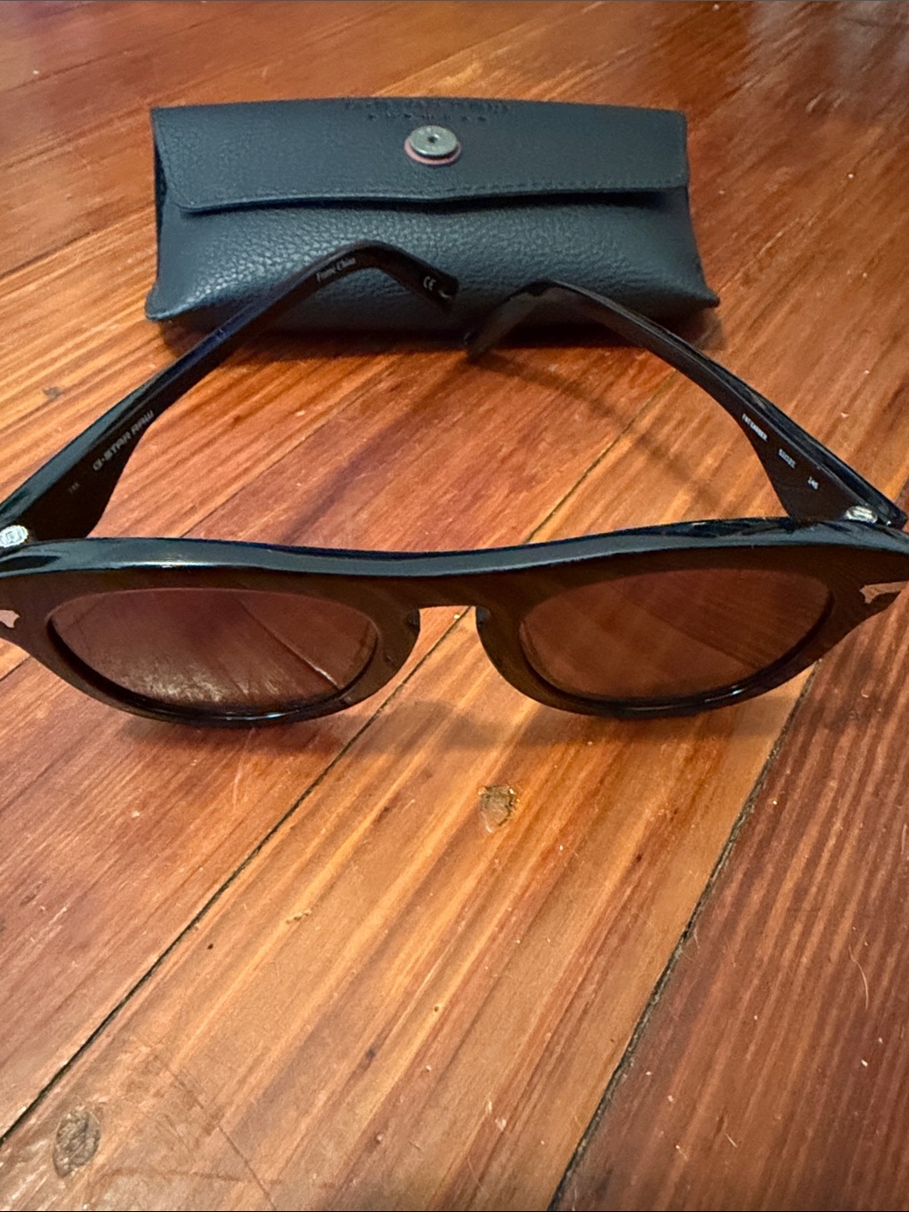 New G-Star Black Round Sunglasses with Brown Lenses